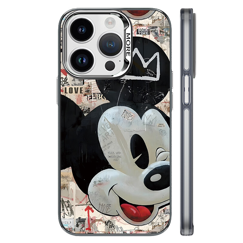 

Чехол для телефона Disney, DISNEYDDCY0038Z-Color Silver Black Plated Black
