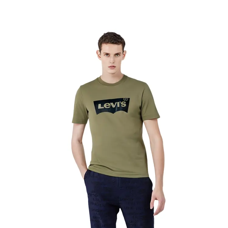 Футболка унисекс темно-зеленая Levi’S, темно-зеленый — фото 4