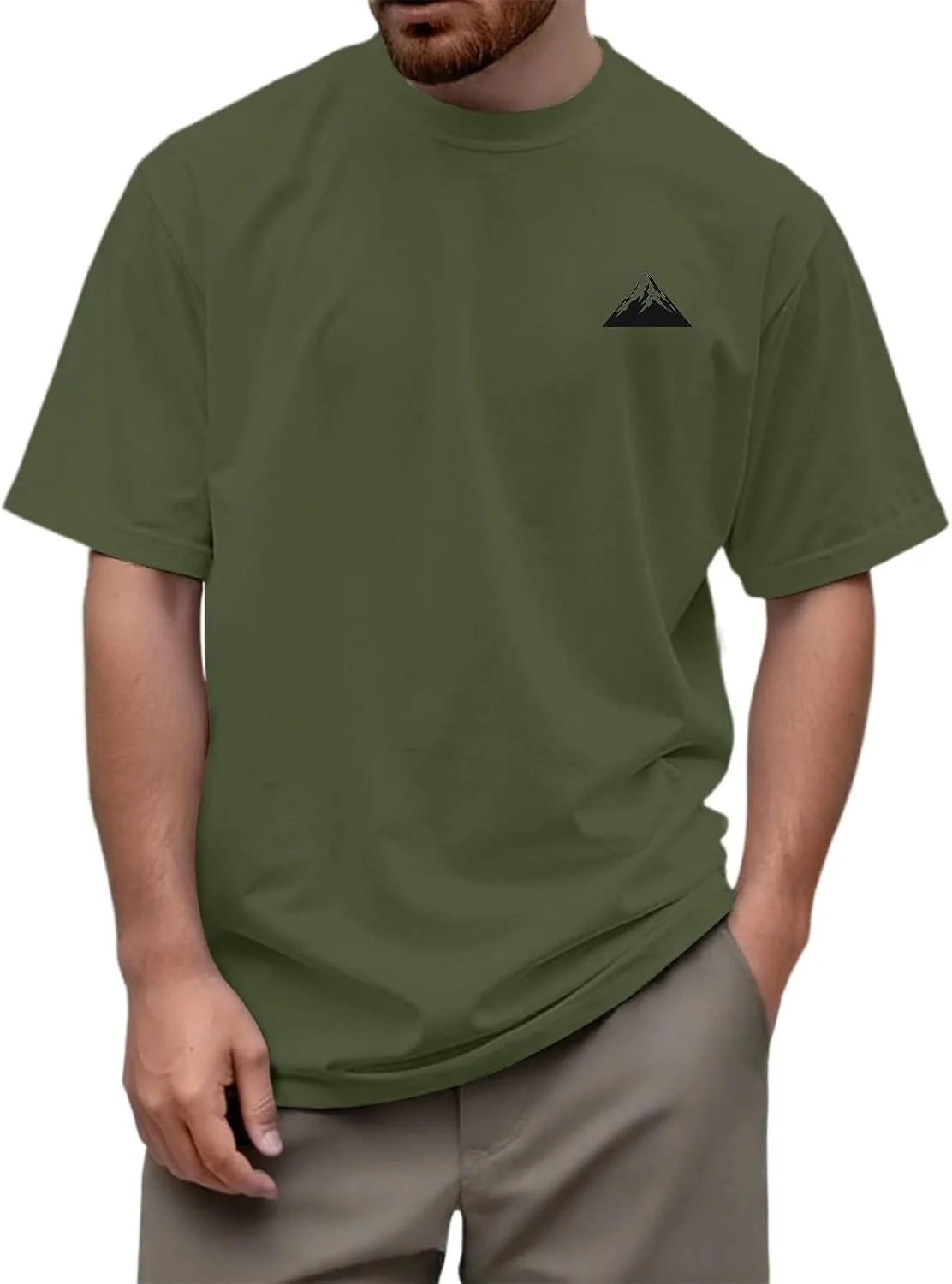 

Футболка FQZWONG с принтом, свободный крой