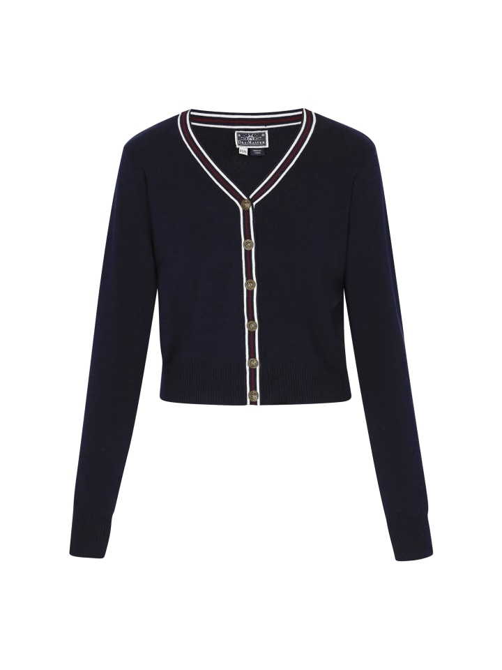 

Женский кардиган темно-синего цвета DreiMaster Maritim