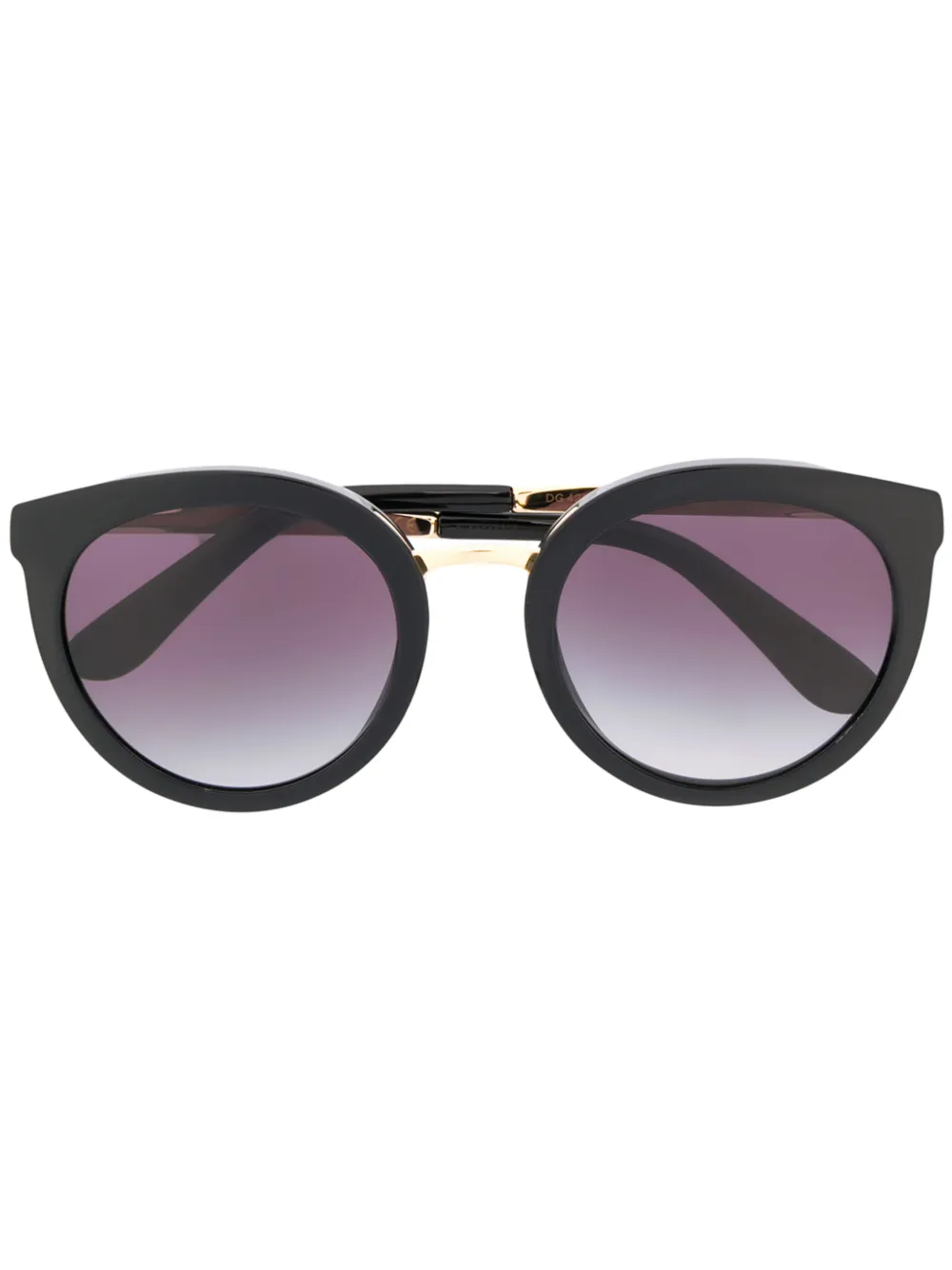 

Солнцезащитные очки в круглой оправе Dolce & Gabbana Eyewear, черный