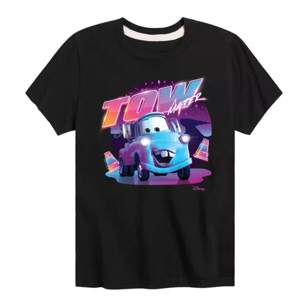 

Футболка с рисунком S cars tow mater boys 8-20 Disney / Pixar, черный