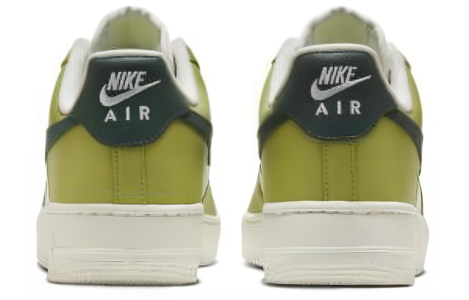 Мужские кроссовки для скейтбординга Nike Air Force 1, Белый/Зеленый — фото 3