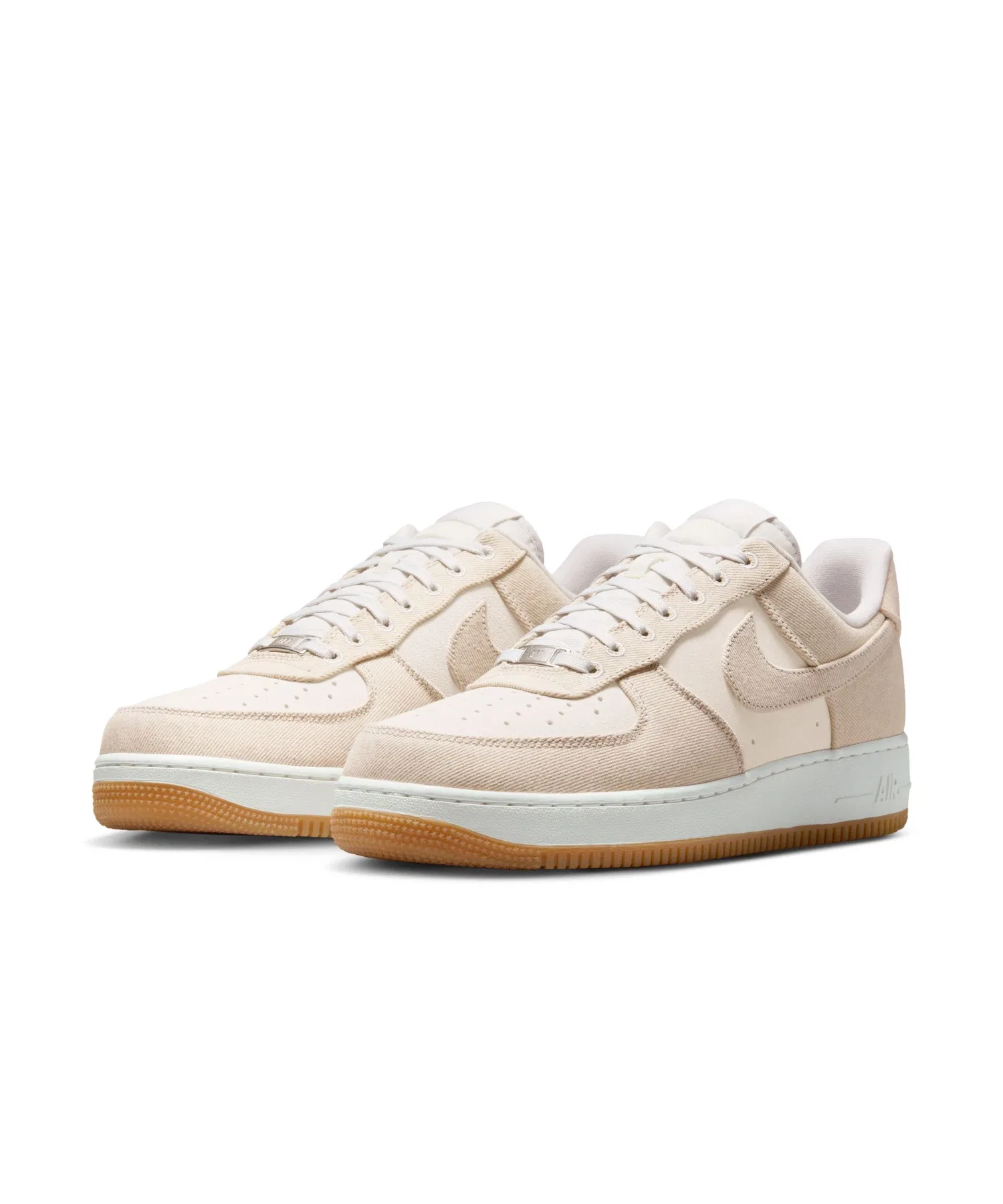 Мужские кроссовки NIKE AIR FORCE 1 '07 LV8 DENIM бежевые
