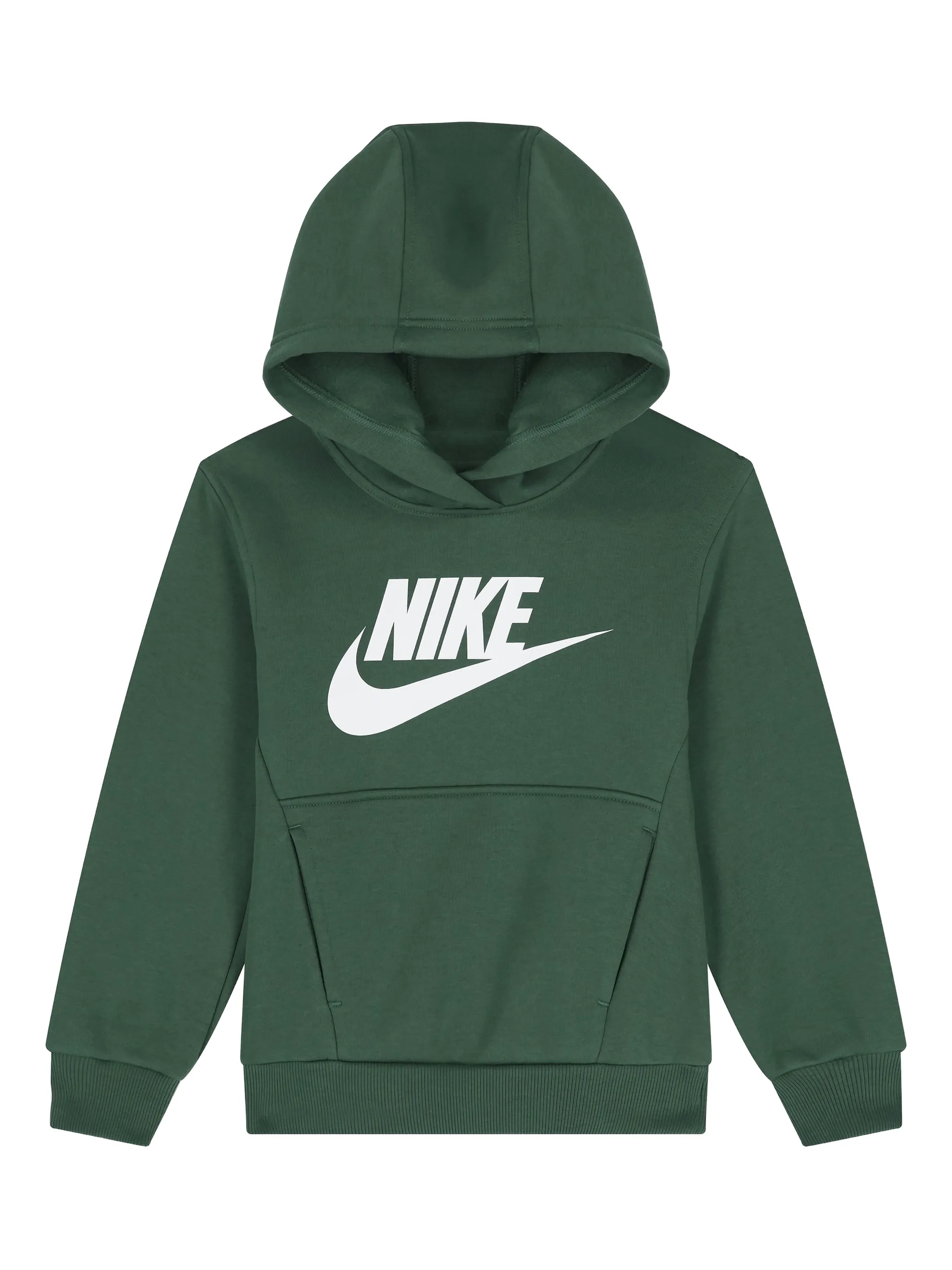 Худи с логотипом Nike Kids, зеленый — фото 2