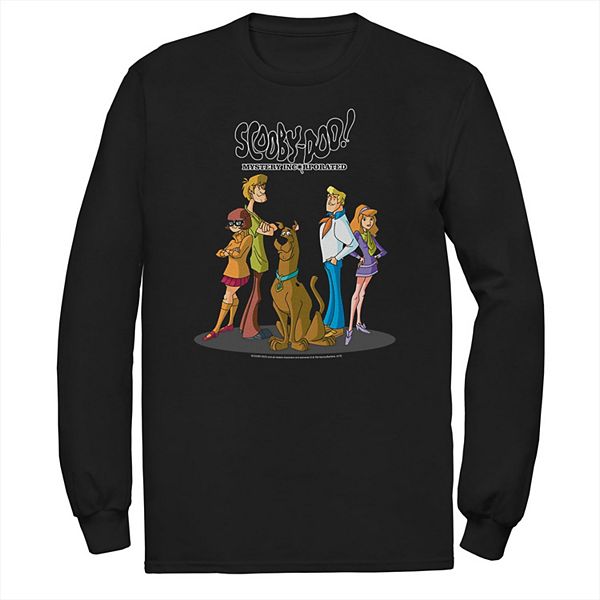 

Футболка с длинным рукавом Big & tall Scooby-Doo Mystery Incorporated с портретом команды Licensed Character