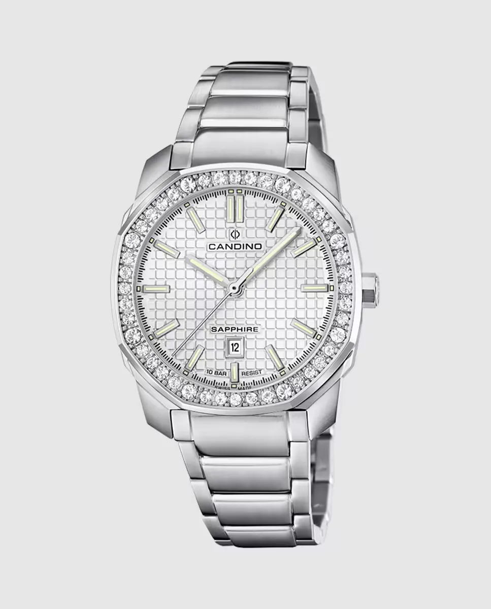

C4756/6 Lady Elegance женские часы из серебряной стали Candino, серебряный