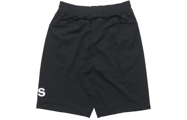 Шорты sports slogan knitted shorts men black Adidas, черный — фото 2
