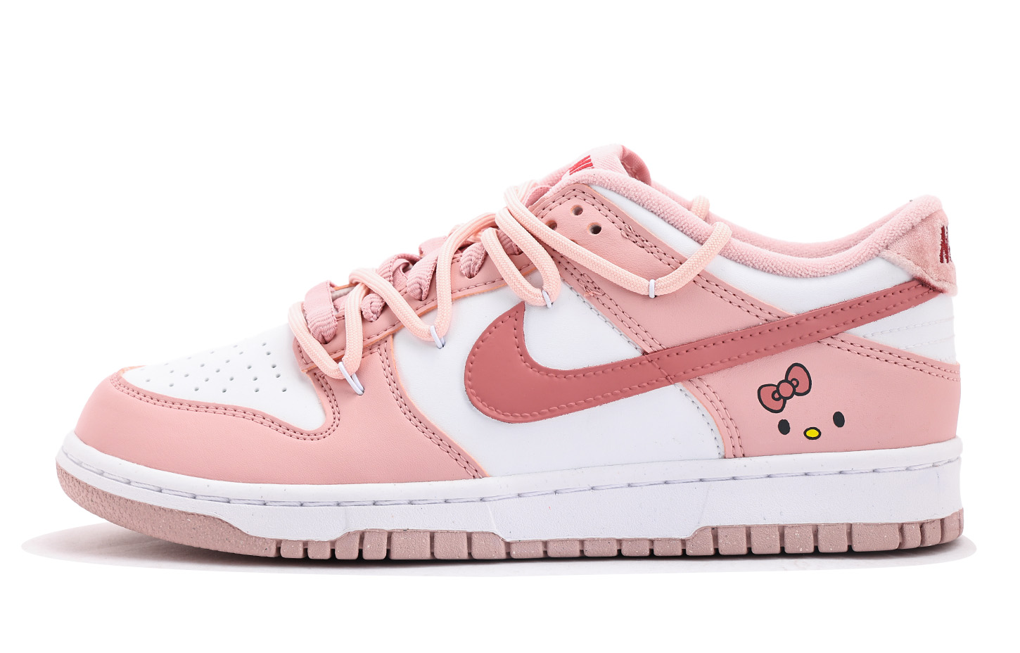 

Детские кроссовки для скейтбординга Air Force 1 Velvet Low Top для подростков Nike, розовый