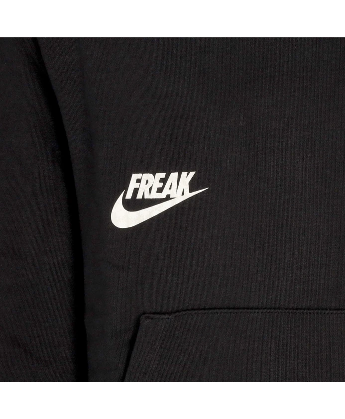 Черная легкая толстовка с логотипом в стиле фрик. Nike, черный — фото 2