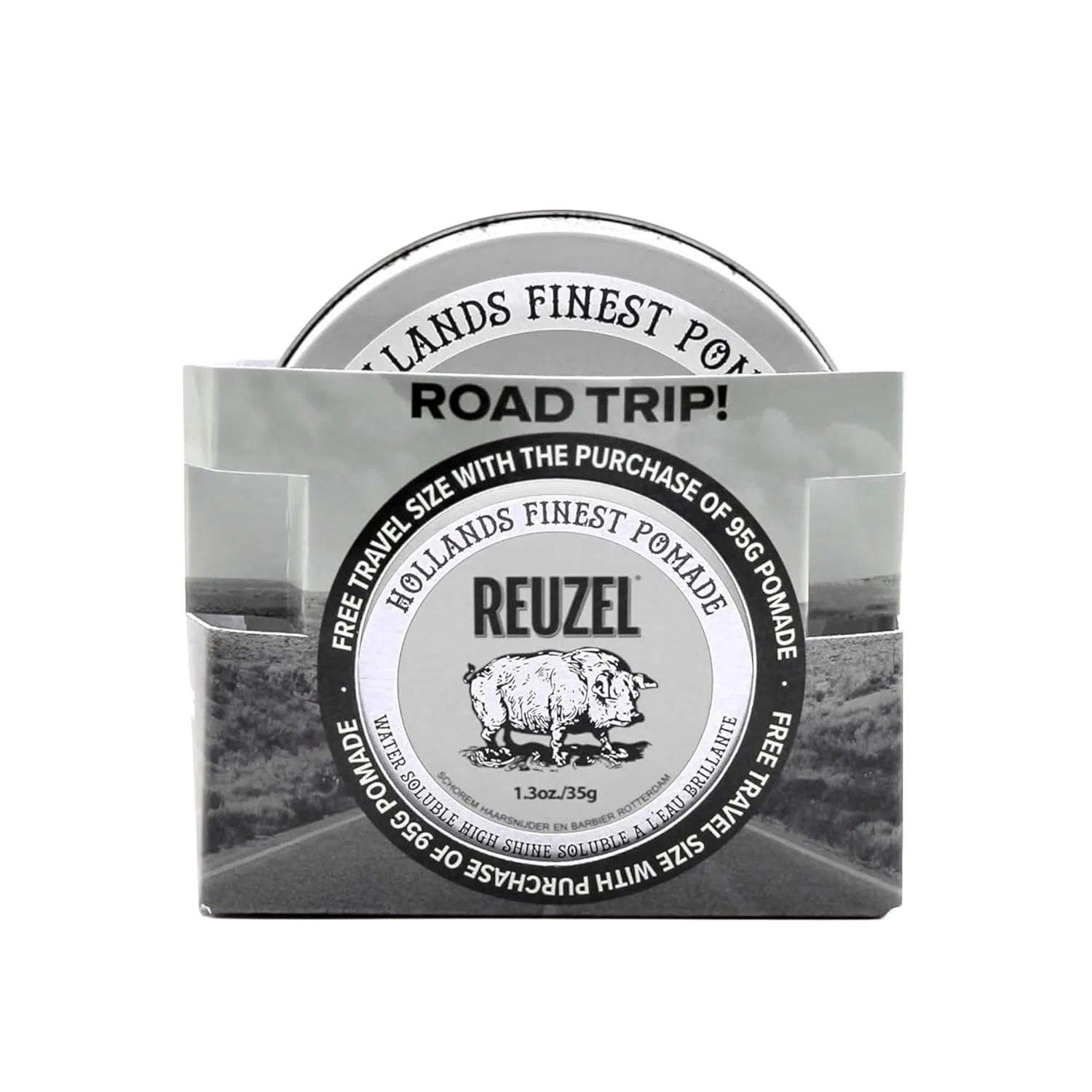 Набор матовой помады для волос «Road Trip» от Reuzel (95 г + 35 г) Reuzel