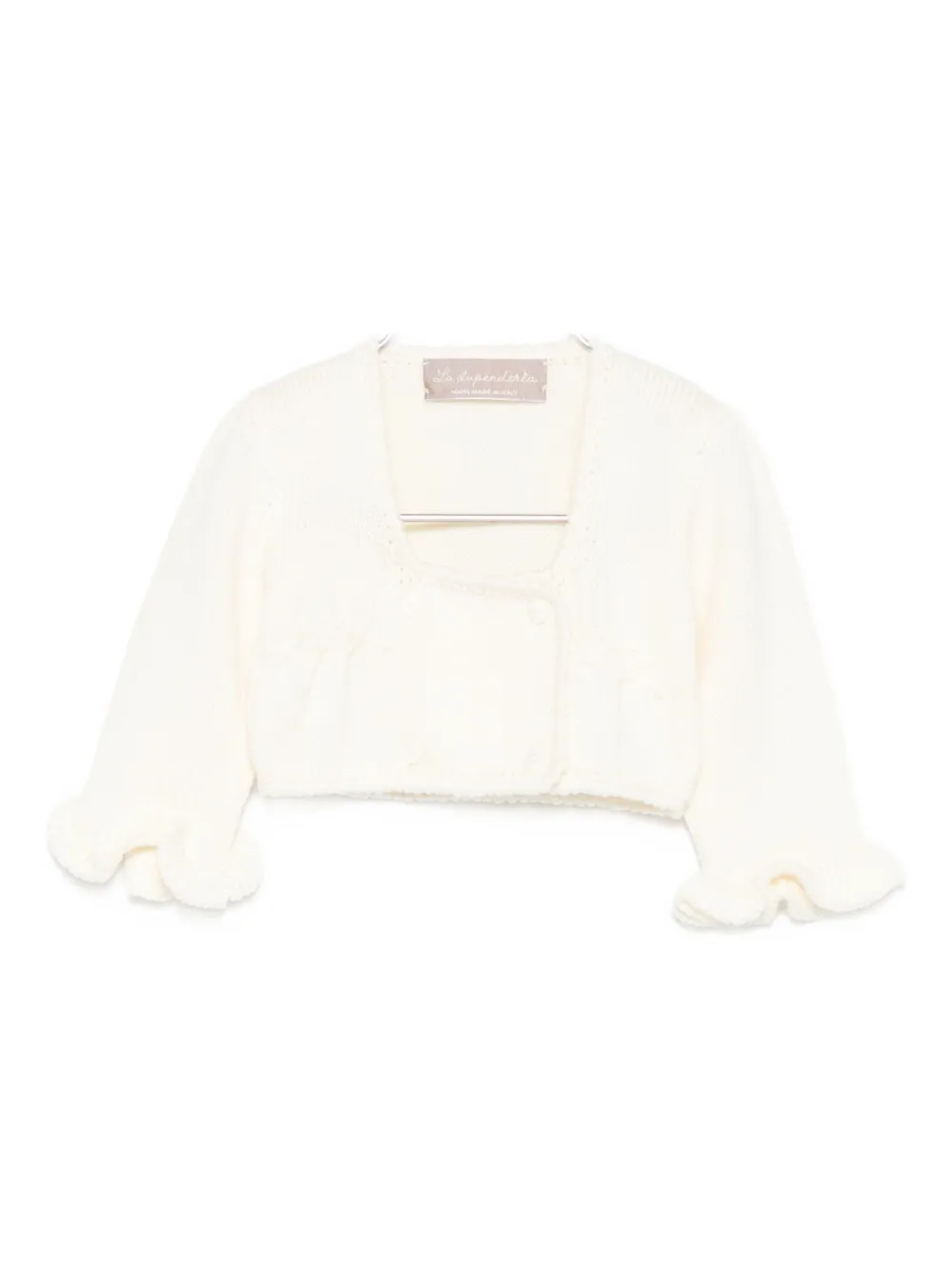 

Кардиган с оборками La Stupenderia, белый