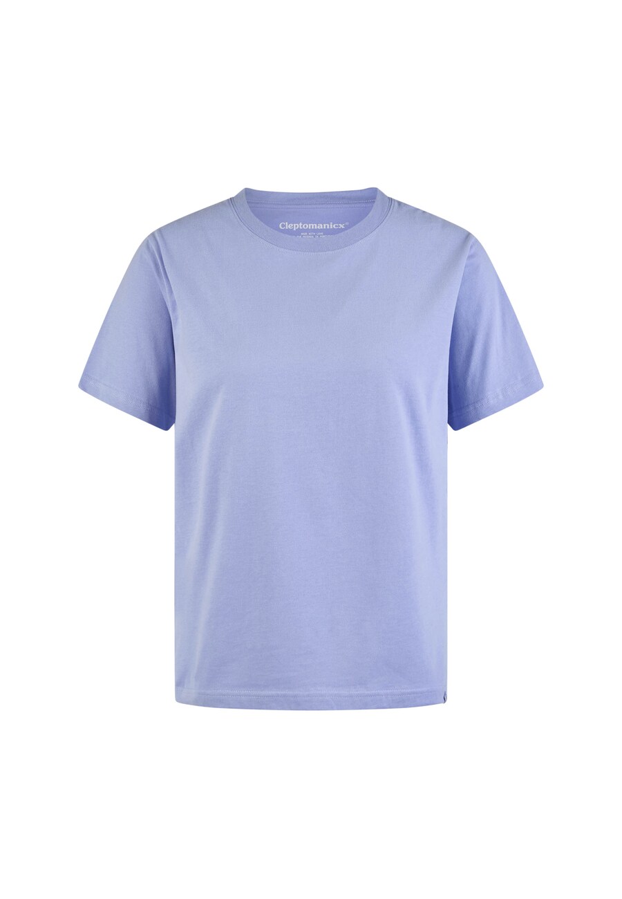 

Рубашка Cleptomanicx Basic Tee Ligull, фиолетовый