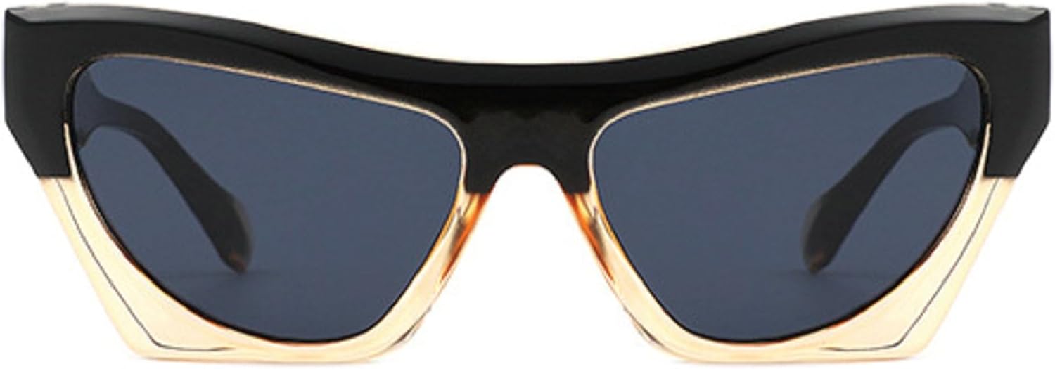 

Винтажные прямоугольные солнцезащитные очки для женщин, модные очки «кошачий глаз», стильные солнцезащитные очки с градиентным переходом цвета, защита от ультрафиолета UV400 mincl, Black&brown