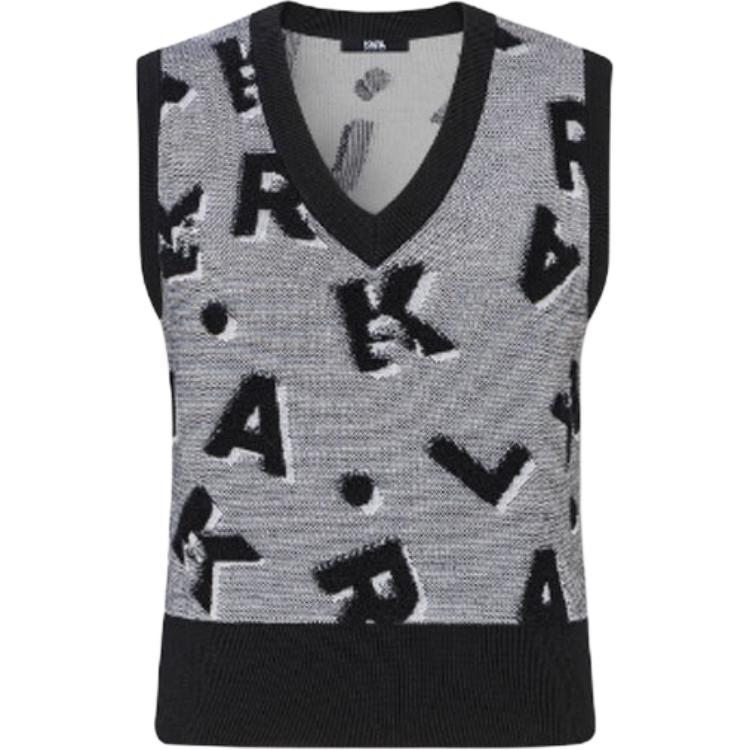 

KARL LAGERFELD / Karl Lagerfeld Jeans KARL LAGERFELD Топ-майка женская черно-белая