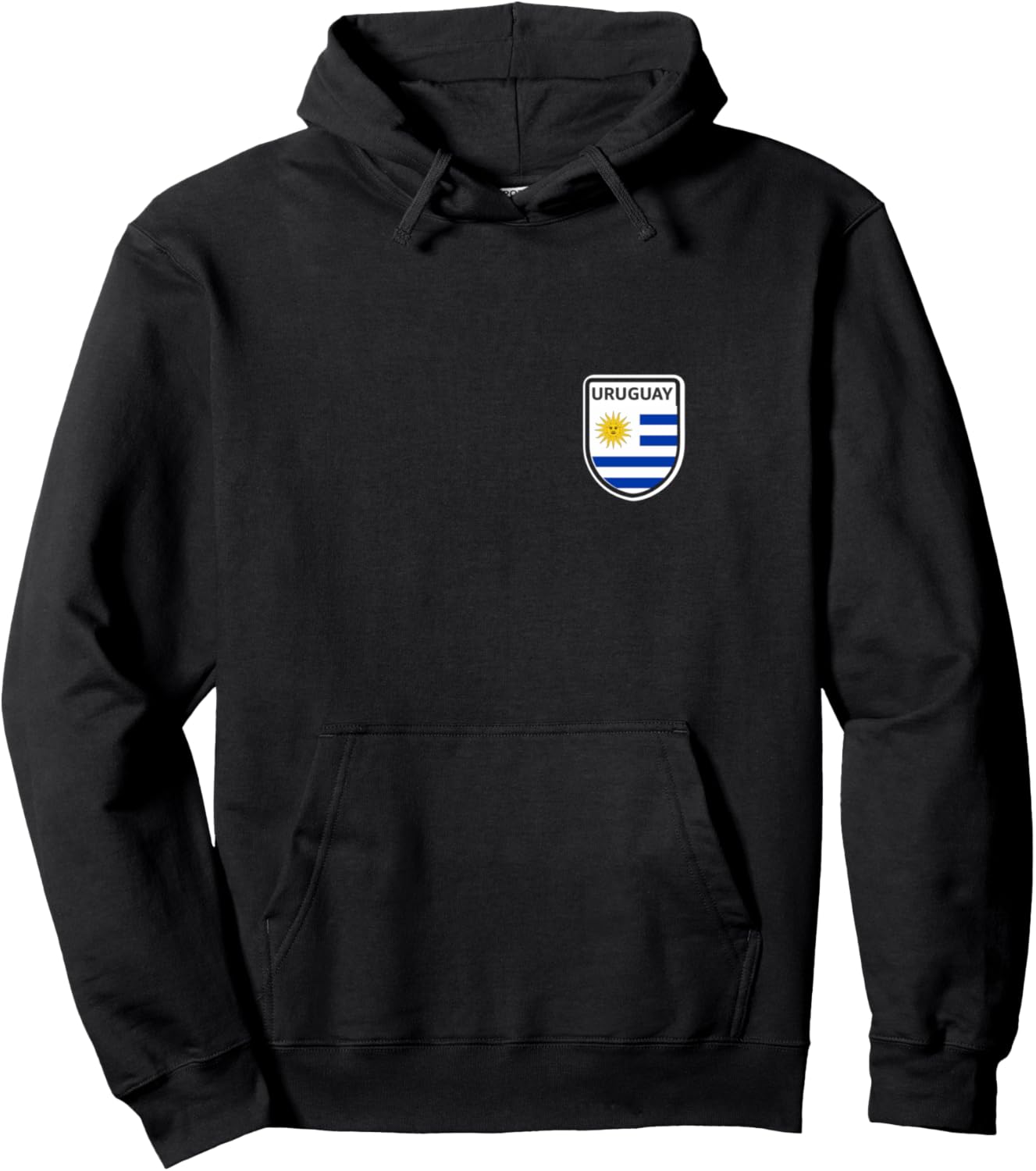 

Толстовка с флагом Уругвая Uruguay, черный