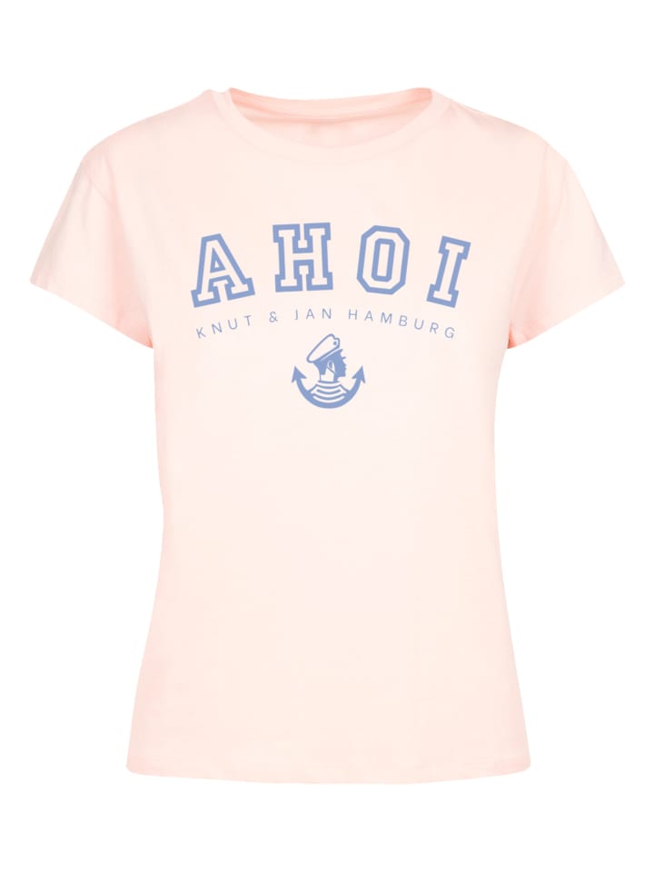 

Розовая футболка Ladies Box Ahoi Knut & Jan Hamburg F4NT4STIC, Розовый, Розовая футболка Ladies Box Ahoi Knut & Jan Hamburg F4NT4STIC