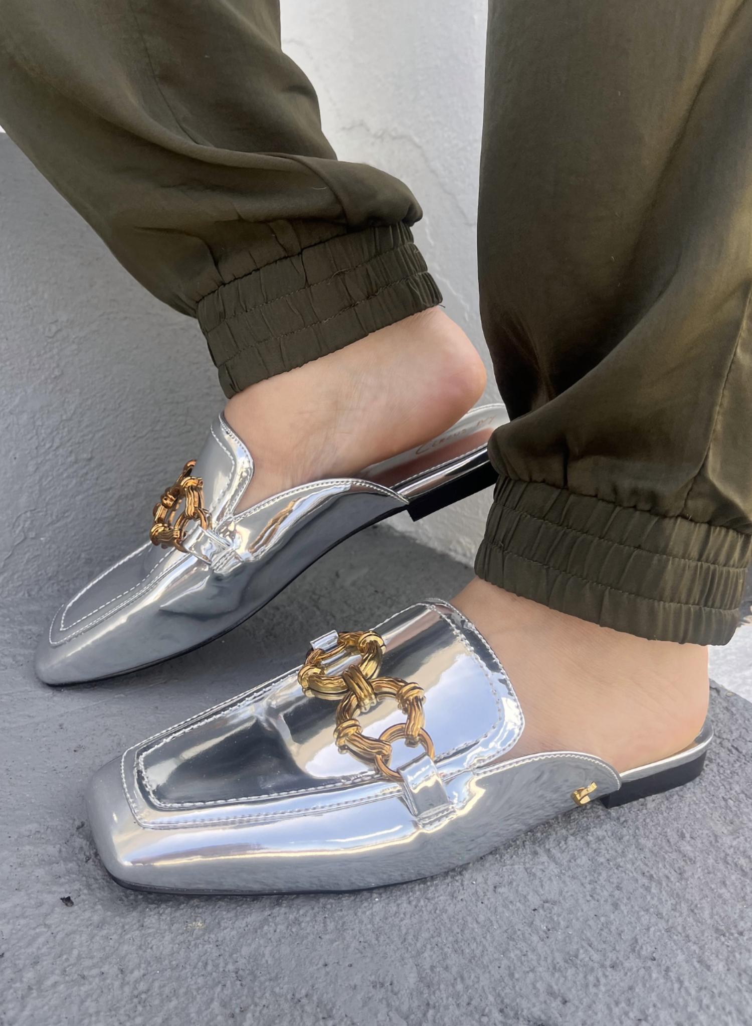 Скользящие мюли Silver Circus by Sam Edelman