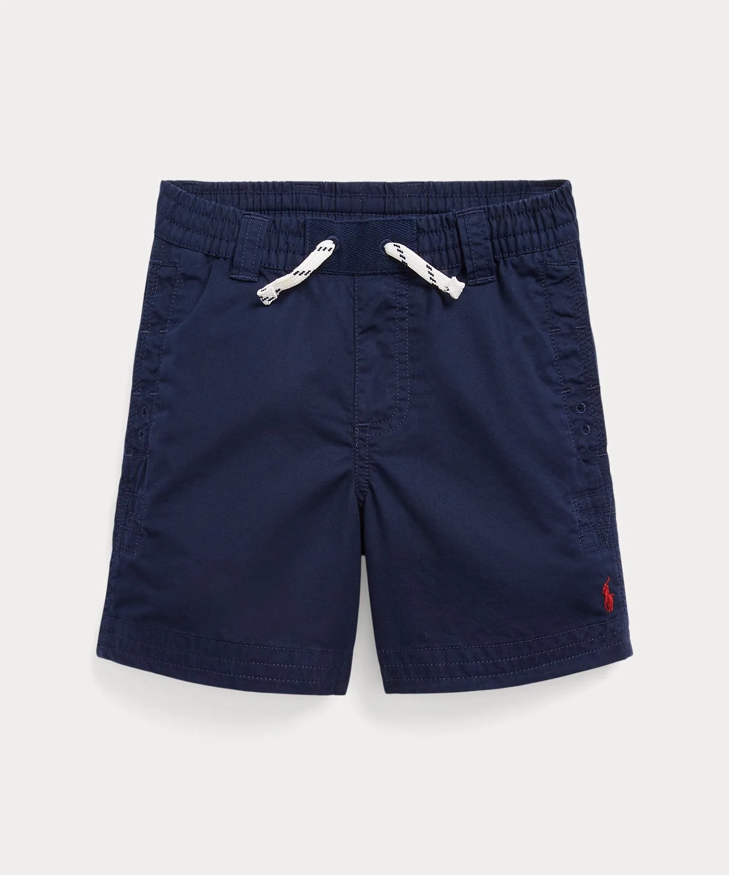 Детские хлопковые шорты POLO RALPH LAUREN CHILDRENSWEAR тёмно-синие — фото 2
