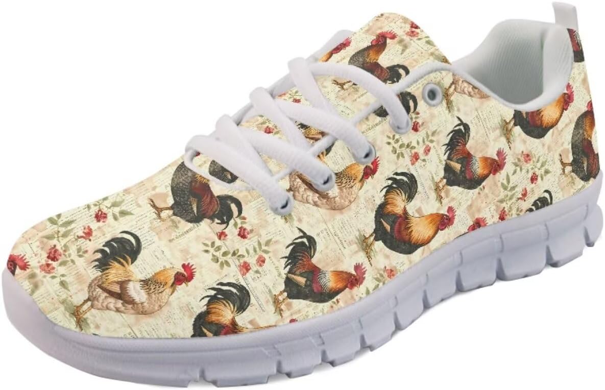 

Винтажные кроссовки с американским флагом для мужчин и женщин кроссовки 4 июля Легкие беговые, теннисные и спортивные кроссовки Getelinseng, Vintage Chicken