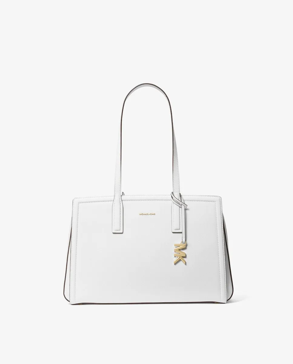 

Сумка через плечо тоут Laila из кожи Michael Michael Kors, белый