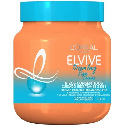 

Loreal Paris Маска для изнеженных локонов Elvive Dream для длинных волнистых и вьющихся волос 680мл, L'Oreal