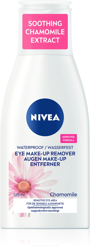 

Visage Водостойкое средство для снятия макияжа с глаз с ромашкой Nivea, 125 мл