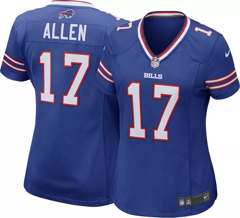 

Женская майка Nike Buffalo Bills Josh Allen #17 Royal Game