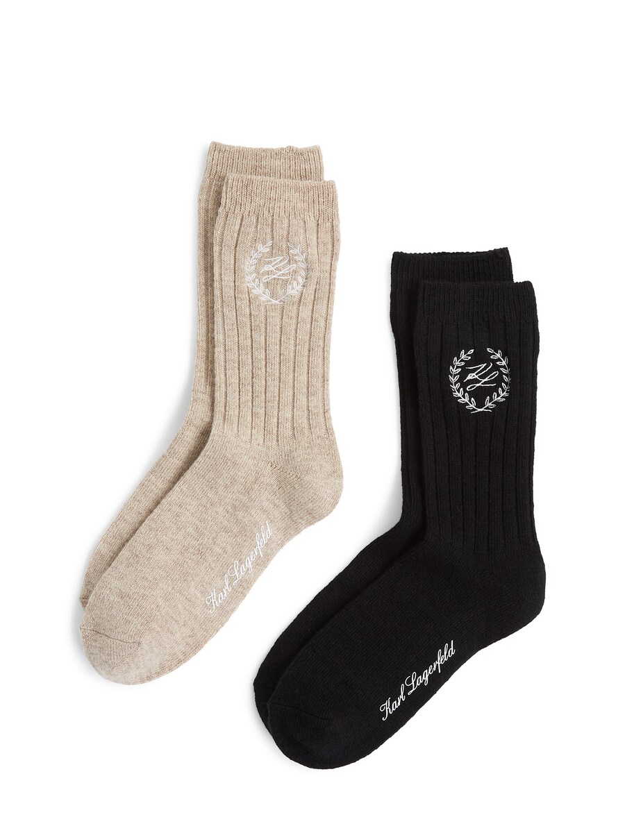 

Носки Karl Lagerfeld, цвет Beige/Black