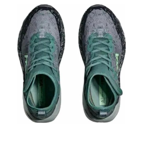 Кроссовки (WMNS) HOKA ONE ONE Speedgoat 6 Gore-Tex 'Mountain Fog Droplet', серый — фото 3