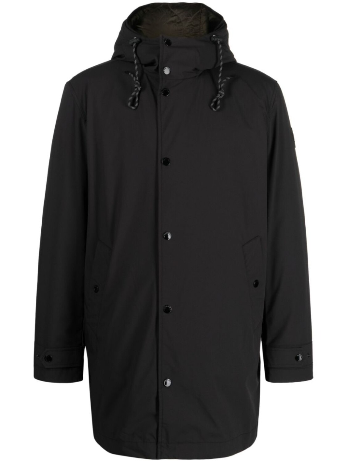 

Woolrich двусторонний пуховик с капюшоном, черный