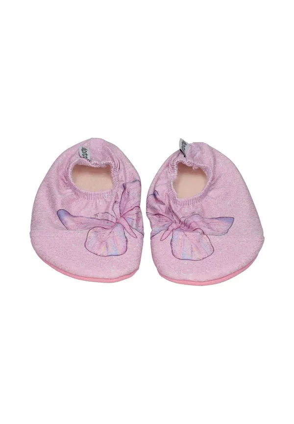 Детские домашние тапочки Kinder hausschuhe badeschuhe schmetterling rosa slippers Slipstop, розовый — фото 3