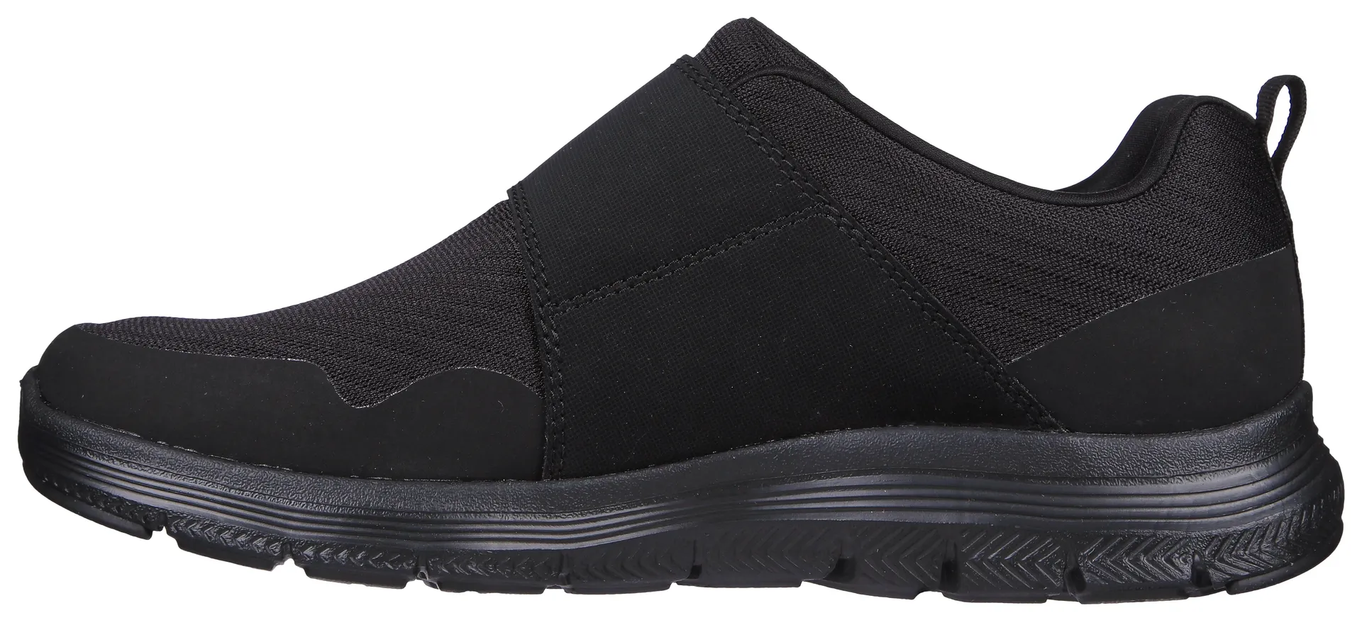 Слипоны Skechers "FLEX ADVANTAGE 4.0-UPSHIFT", лоферы, повседневная обувь в монохромном исполнении, черный — фото 4