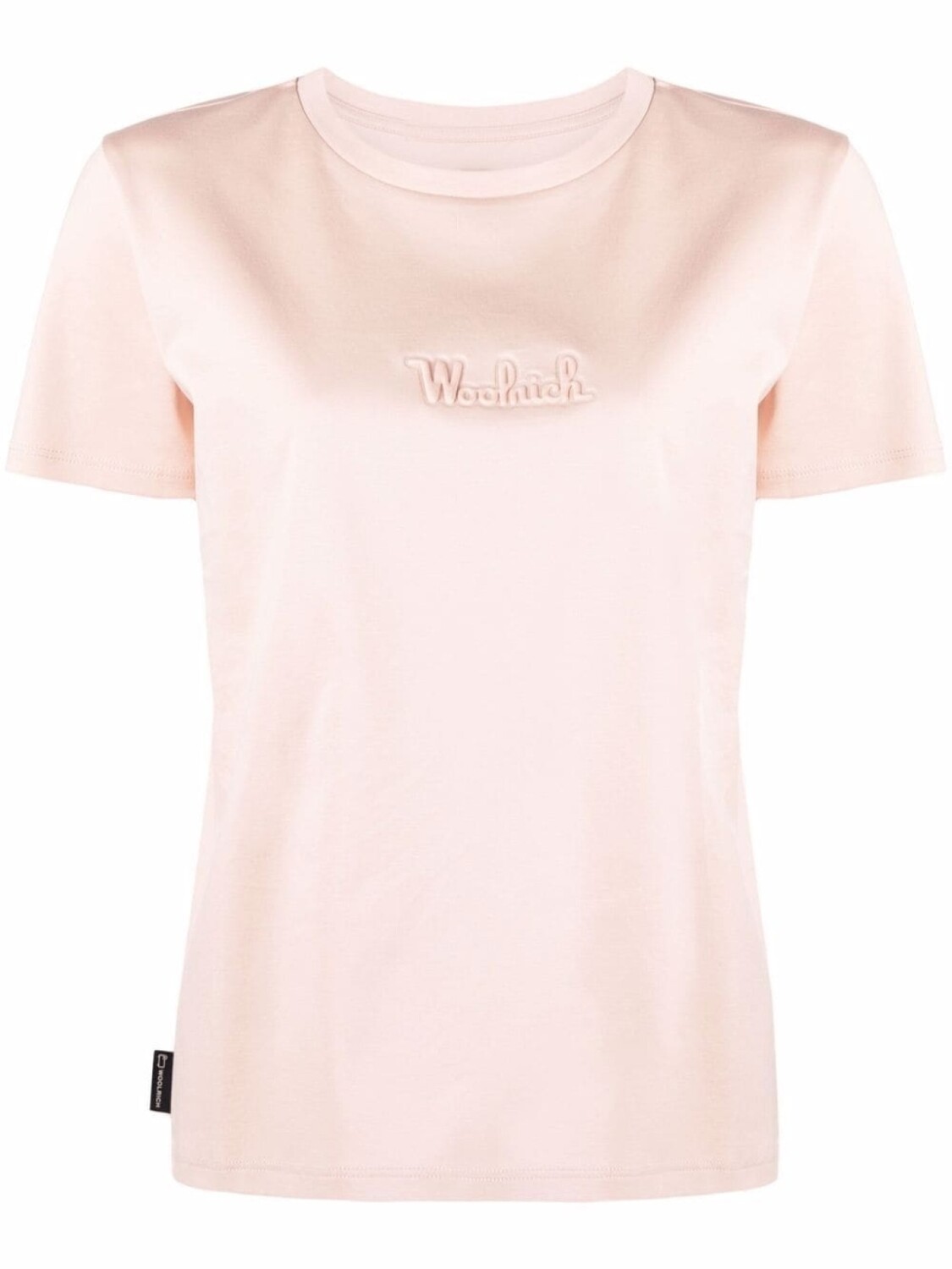 

Woolrich футболка с тисненым логотипом, розовый
