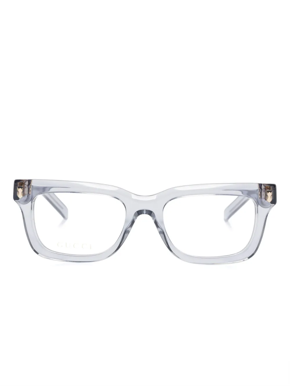 

Очки в квадратной оправе Gucci Eyewear, серый