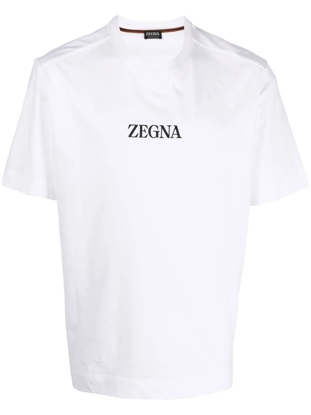

Футболка с логотипом Zegna, белый