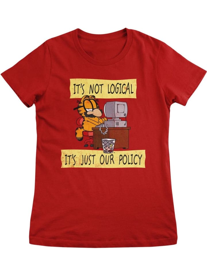 

Футболка с надписью Это нелогично, это просто наша политика красного цвета Garfield, Красный, Футболка с надписью Это нелогично, это просто наша политика красного цвета Garfield