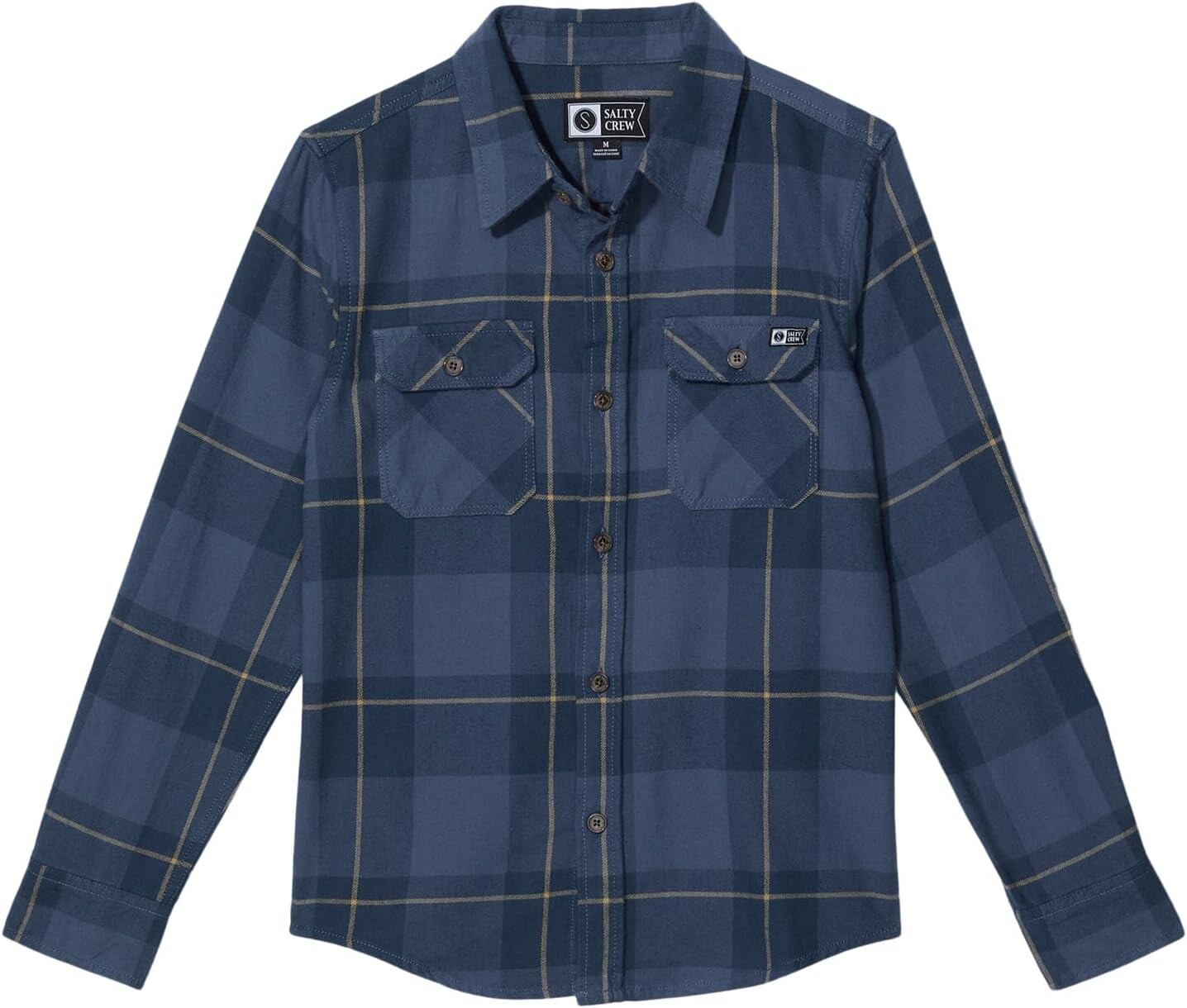 

Рубашка Salty Crew First Light Long Sleeve Flannel, цвет Navy Blue