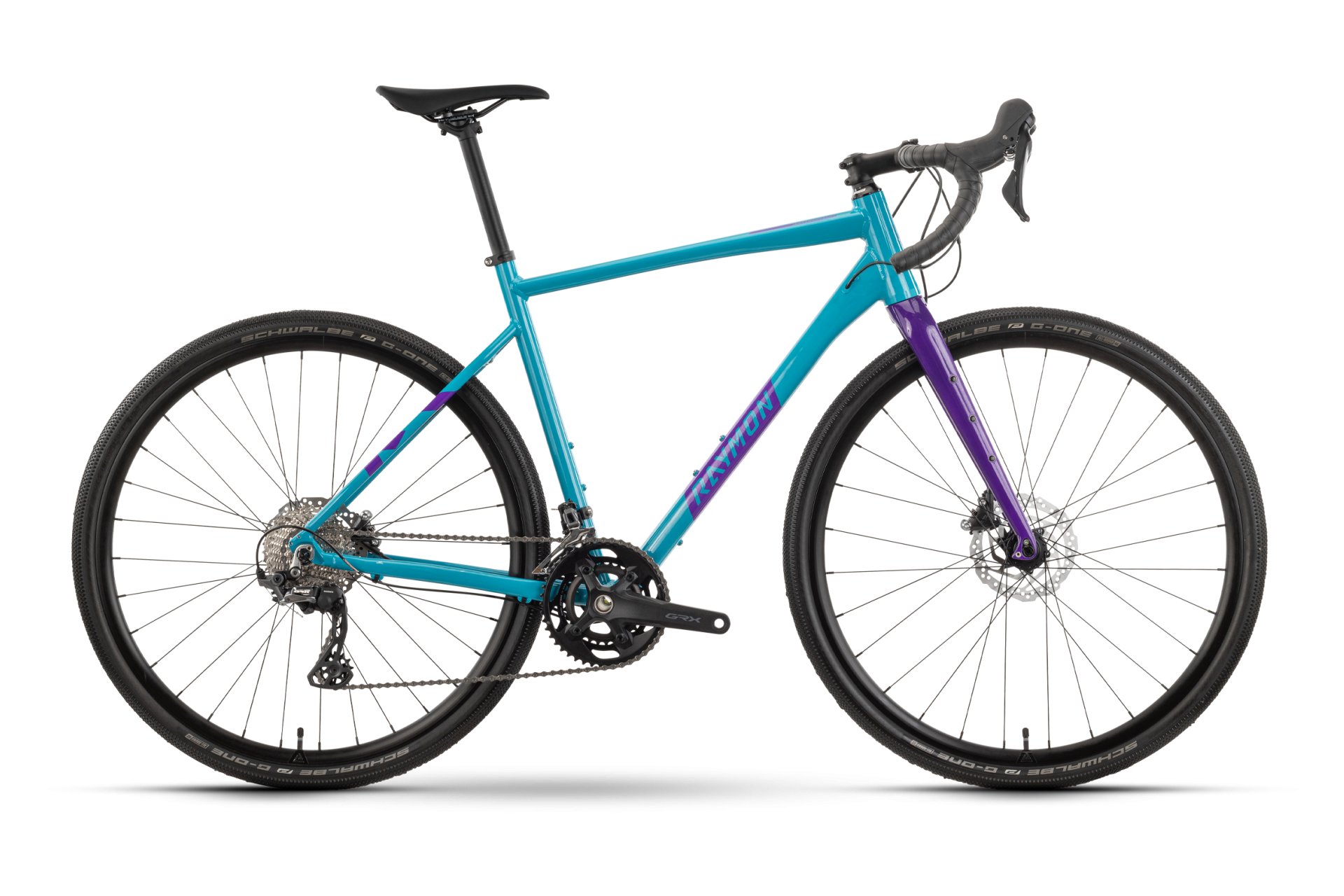 

Гравийный велосипед Raymon Territ pro - 28 дюймов - diamant, türkis | aqua/purple