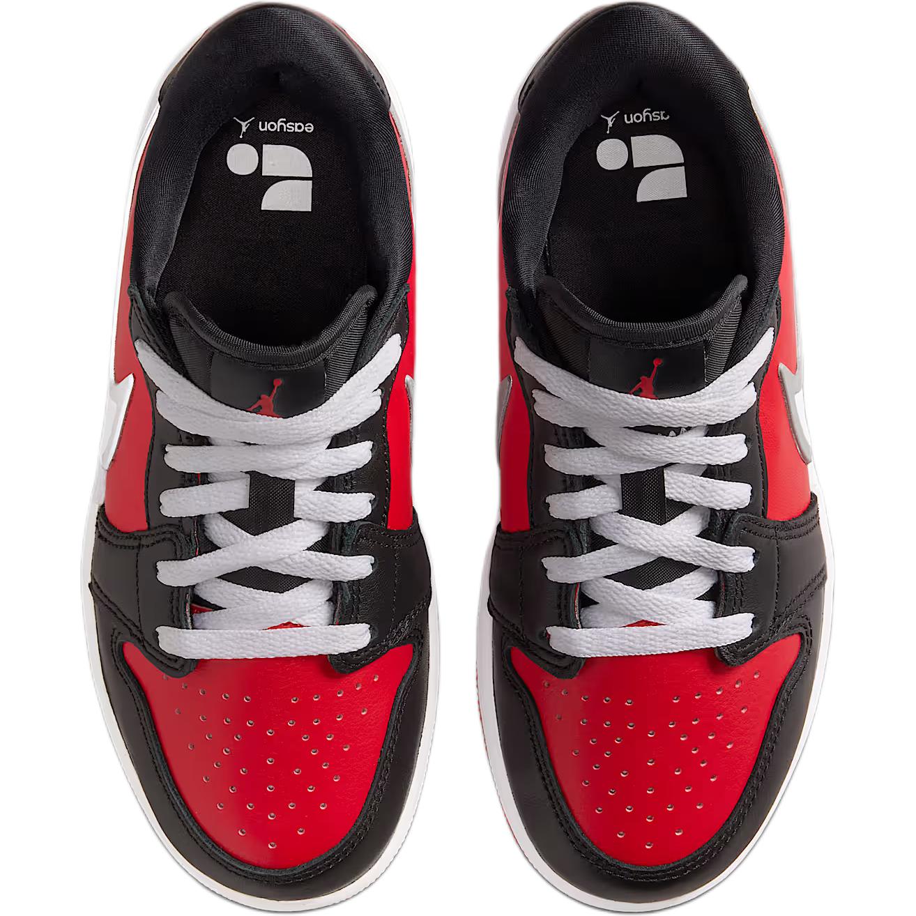Jordan Износостойкие низкие детские кроссовки для скейтбординга Red Black для подростков — фото 4