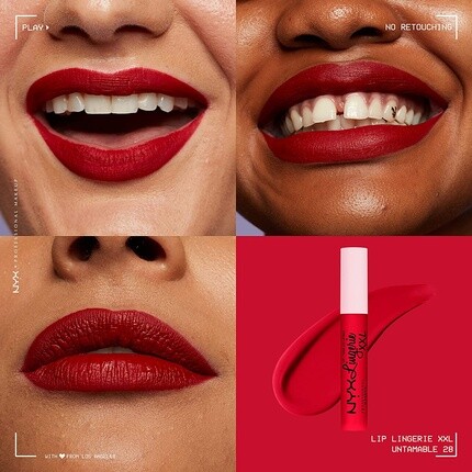 Матовая жидкая губная помада Lip Belgium Xxl Untamable Brick Red, Nyx Professional Makeup — фото 3