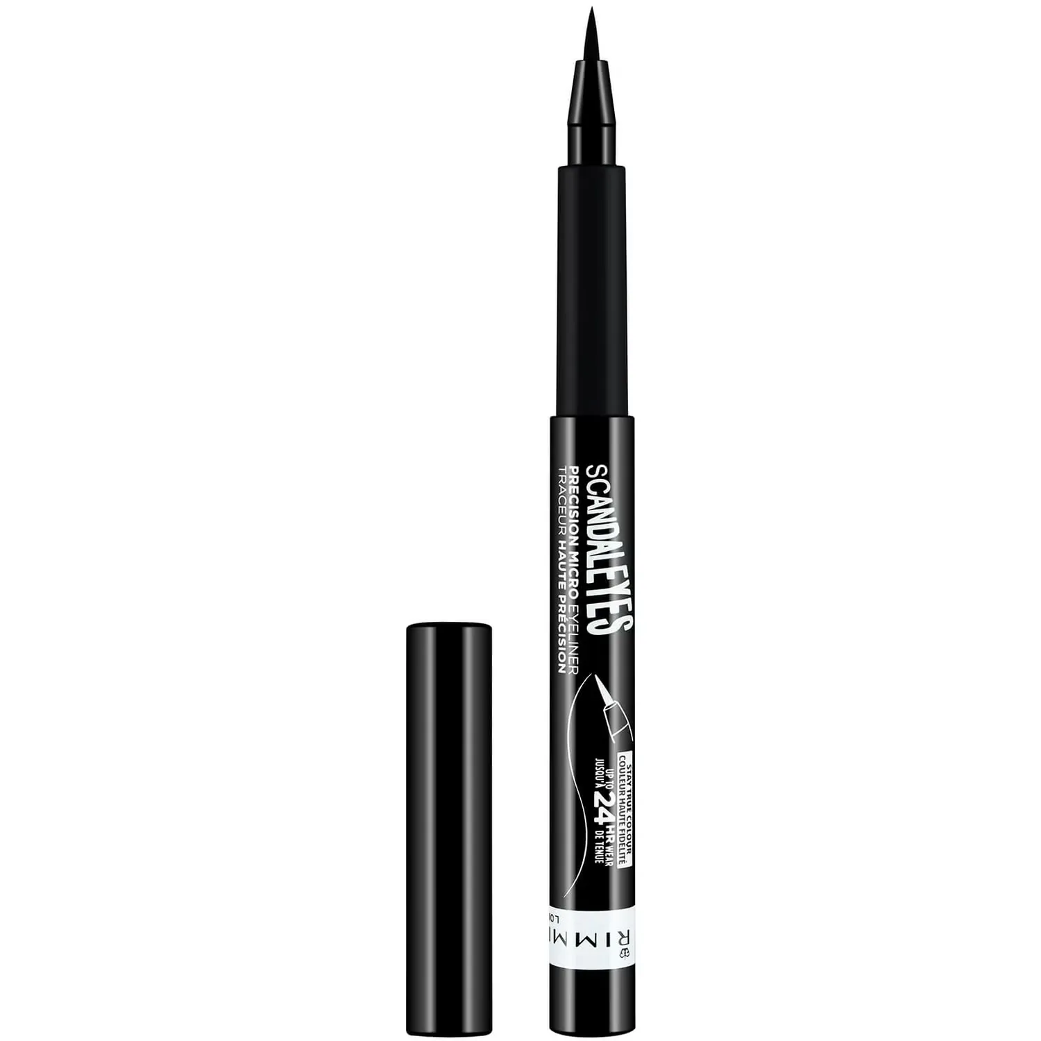 

London ScandalEyes Precision Micro Eyeliner - 01 - Черный, 1,1 мл Rimmel