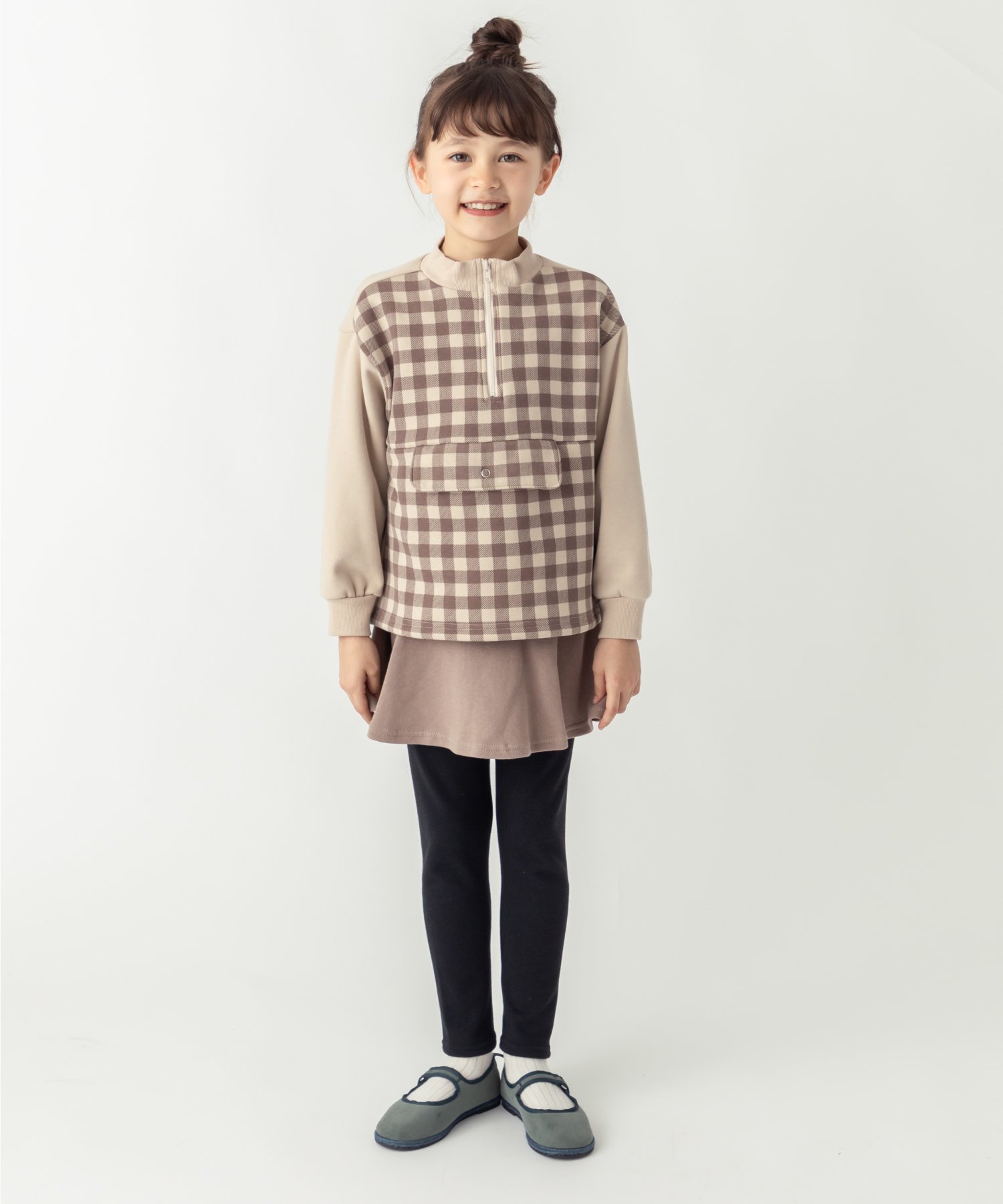Шорты-юбки на флисовой подкладке Ever Closet, Mocha — фото 2