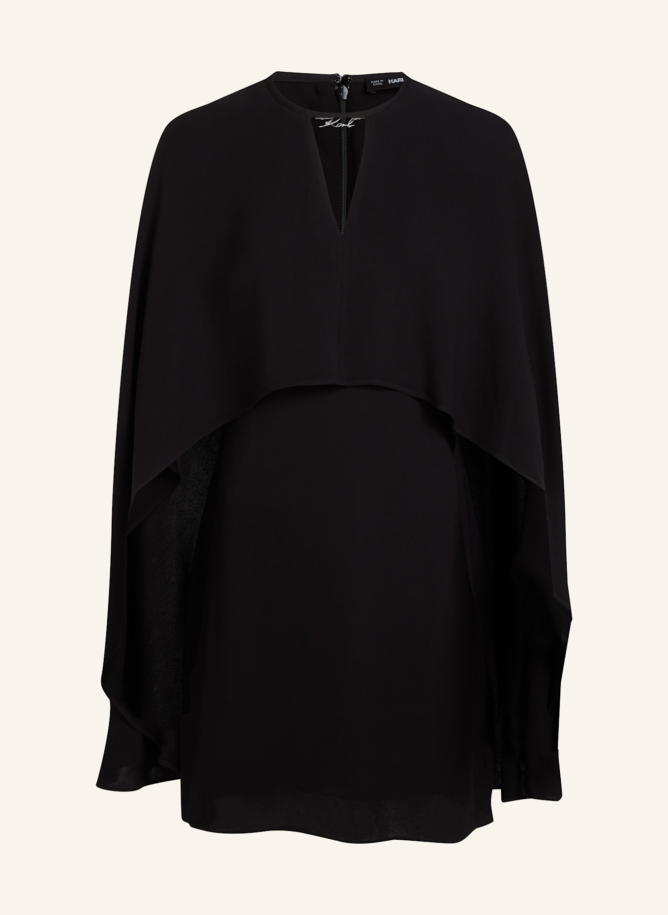 

Короткое платье-накидка Karl Lagerfeld, черный