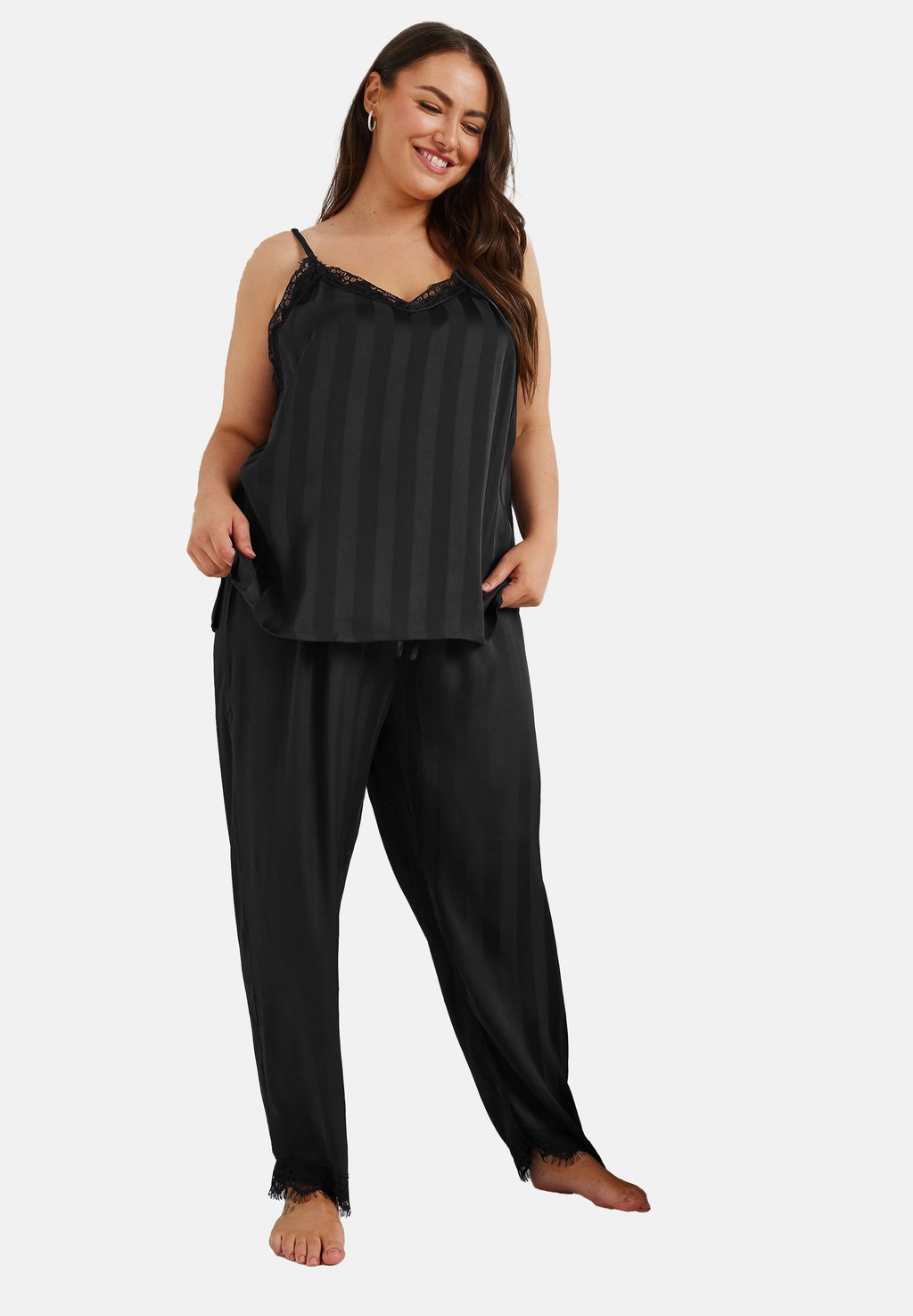 

Пижама SET - Pyjama set Yours Clothing, антрацит