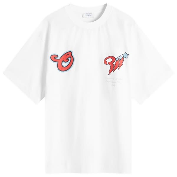

Футболка для скейтбординга Scorpio Off-White, мультиколор