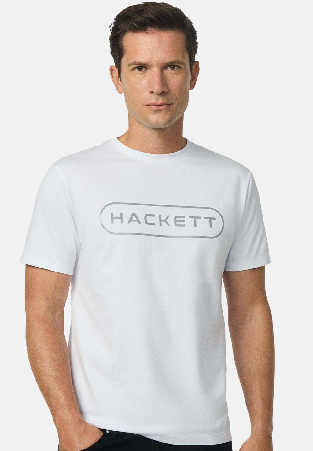 

Футболка с принтом ESSENTIAL Hackett London, белый