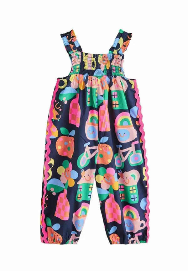 Комбинезон прямого кроя с бретелями Next, Rainbow Apple Print Ric Rac