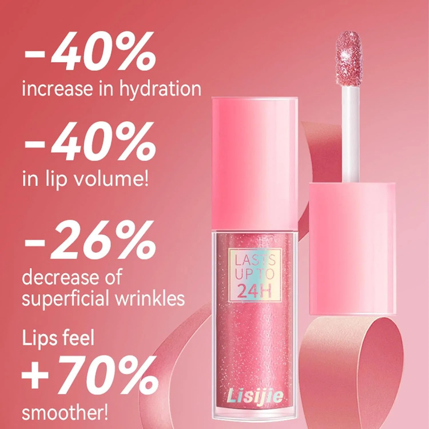 Блеск для губ Sparkling Lip Gloss Generic, цвет 01 — фото 4