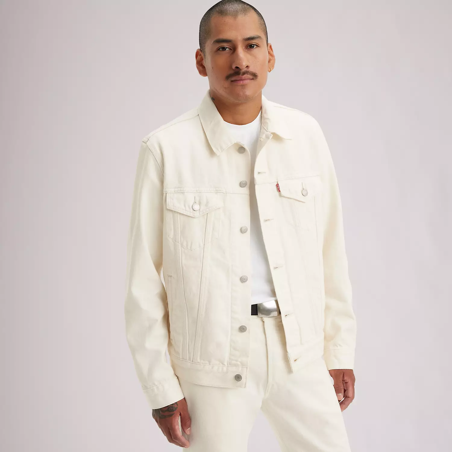 

Куртка Trucker из хлопка и льна Levi's, цвет Longing For Summer - White, Белый, Куртка Trucker из хлопка и льна Levi's, цвет Longing For Summer - White